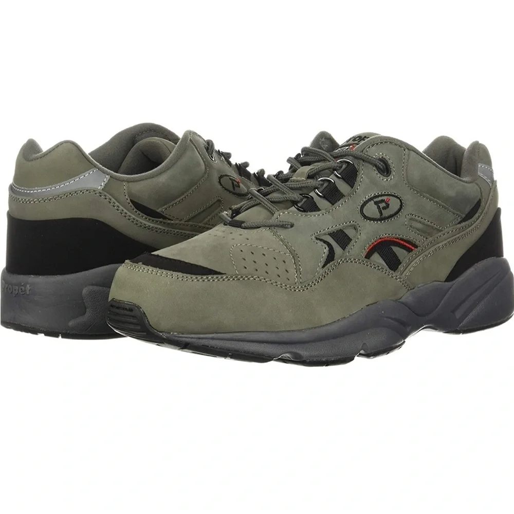Propet Men's Olive Black Athletic Shoes size 13 stability walker balance health